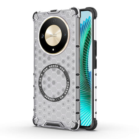 Husa de protectie Techsuit HoneyComb Shield MagSafe compatibil cu Honor Magic6 Lite, Alb
