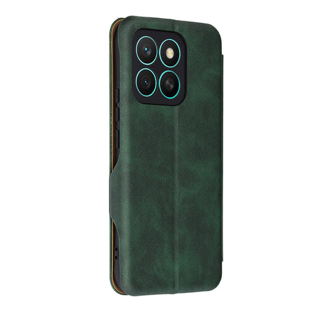 Husa de protectie Techsuit Safe Wallet Plus compatibil cu Honor X8c, Verde