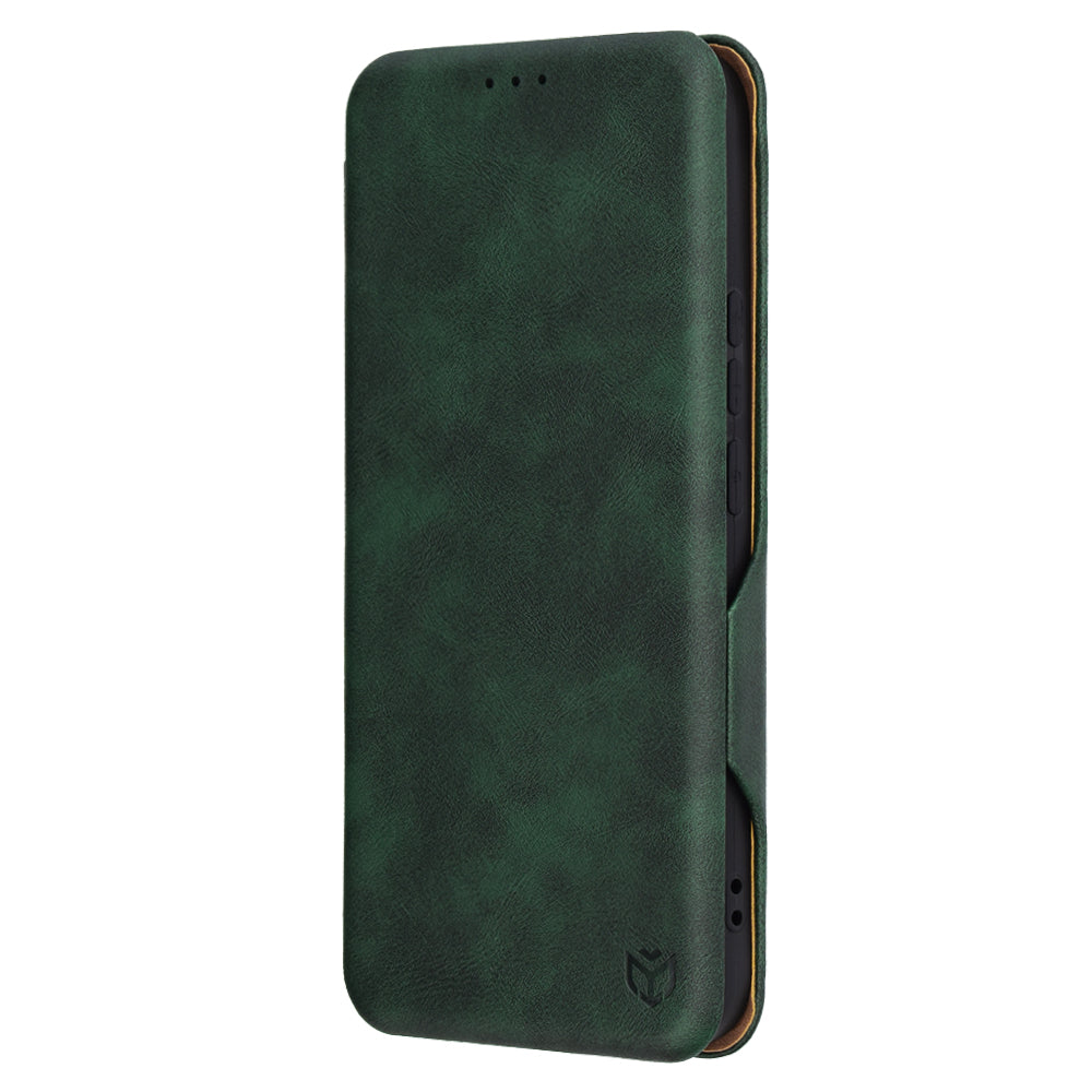 Husa de protectie Techsuit Safe Wallet Plus compatibil cu Honor X8c, Verde