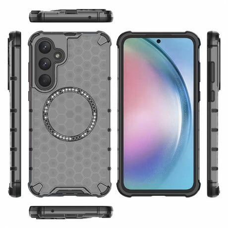 Husa de protectie Techsuit HoneyComb Shield MagSafe compatibil cu Samsung Galaxy A35 5G, Negru