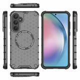 Husa de protectie Techsuit HoneyComb Shield MagSafe compatibil cu Samsung Galaxy A55 5G, Negru