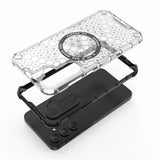 Husa de protectie Techsuit HoneyComb Shield MagSafe compatibil cu Samsung Galaxy A55 5G, Negru