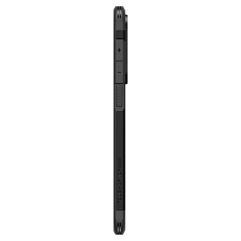 Husa de protectie Spigen Tough Armor MagSafe (ACS09422) compatibil cu Samsung Galaxy S25 Edge, Negru