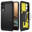 Husa de protectie Spigen Tough Armor MagSafe (ACS09422) compatibil cu Samsung Galaxy S25 Edge, Negru