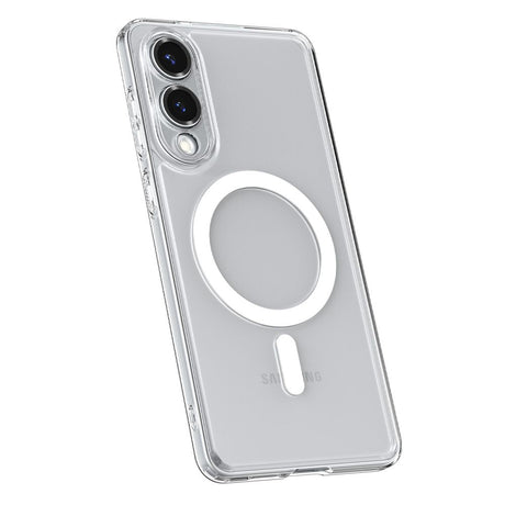 Husa de protectie Spigen Ultra Hybrid MagSafe (ACS09418) compatibil cu Samsung Galaxy S25 Edge, Transparent / White