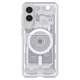 Husa de protectie Spigen Ultra Hybrid Zero One MagSafe (ACS09417) compatibil cu Samsung Galaxy S25 Edge, Alb