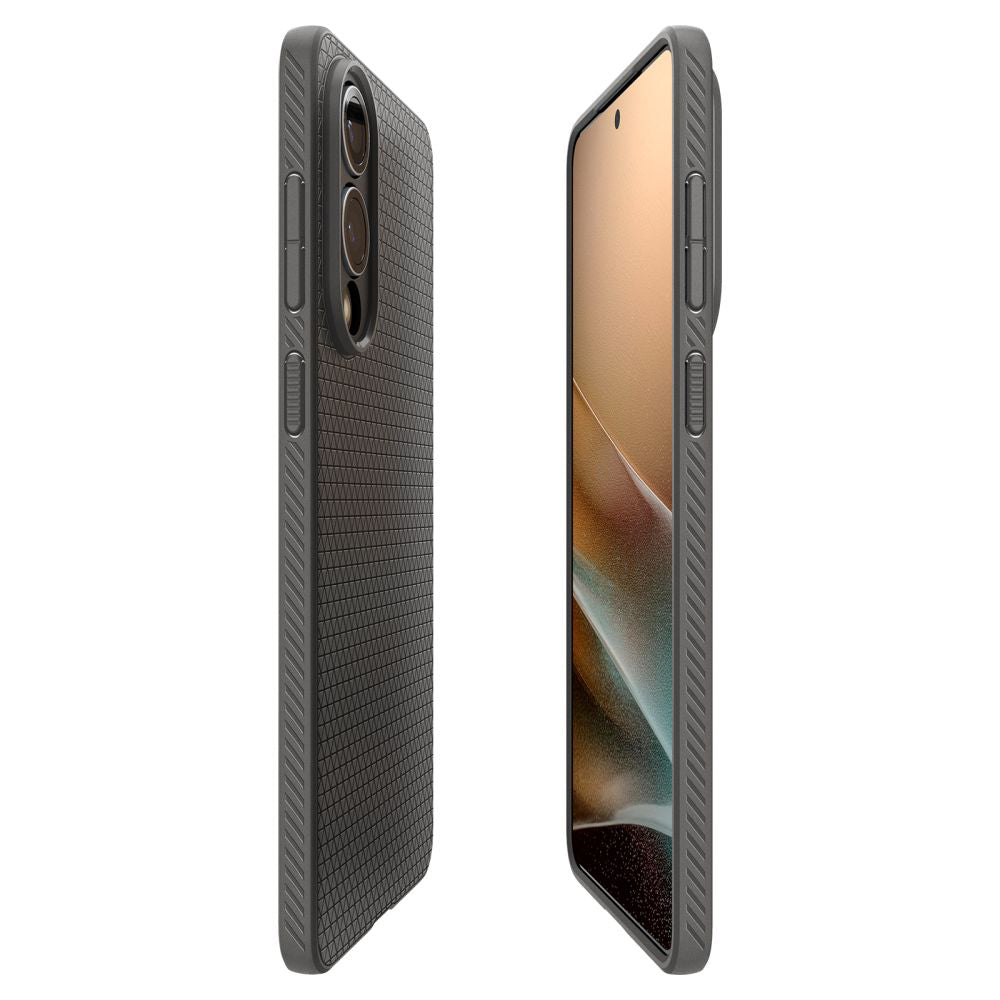 Husa de protectie Spigen Liquid Air (ACS09421) compatibil cu Samsung Galaxy S25 Edge, Marble Grey