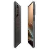 Husa de protectie Spigen Liquid Air (ACS09421) compatibil cu Samsung Galaxy S25 Edge, Marble Grey