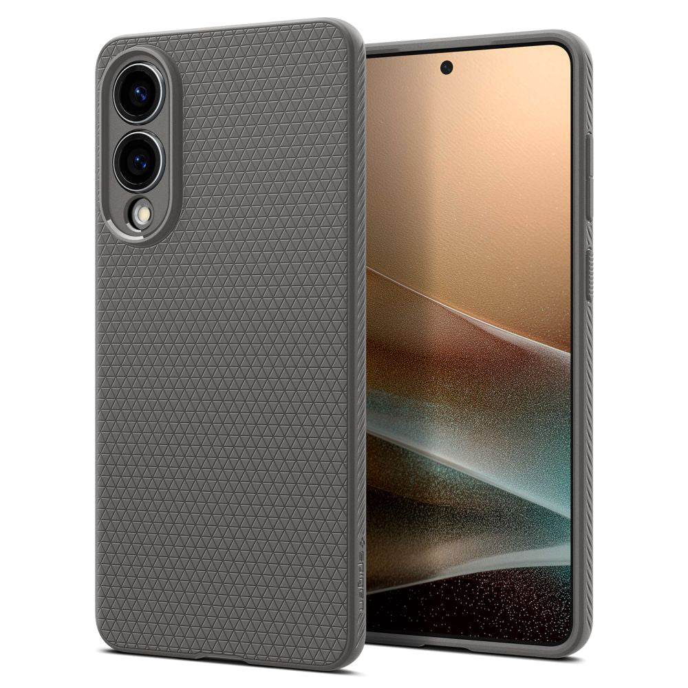 Husa de protectie Spigen Liquid Air (ACS09421) compatibil cu Samsung Galaxy S25 Edge, Marble Grey