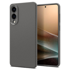 Husa de protectie Spigen Liquid Air (ACS09421) compatibil cu Samsung Galaxy S25 Edge, Marble Grey