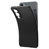 Husa de protectie Spigen Liquid Air (ACS09420) compatibil cu Samsung Galaxy S25 Edge, Negru Mat