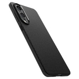 Husa de protectie Spigen Liquid Air (ACS09420) compatibil cu Samsung Galaxy S25 Edge, Negru Mat