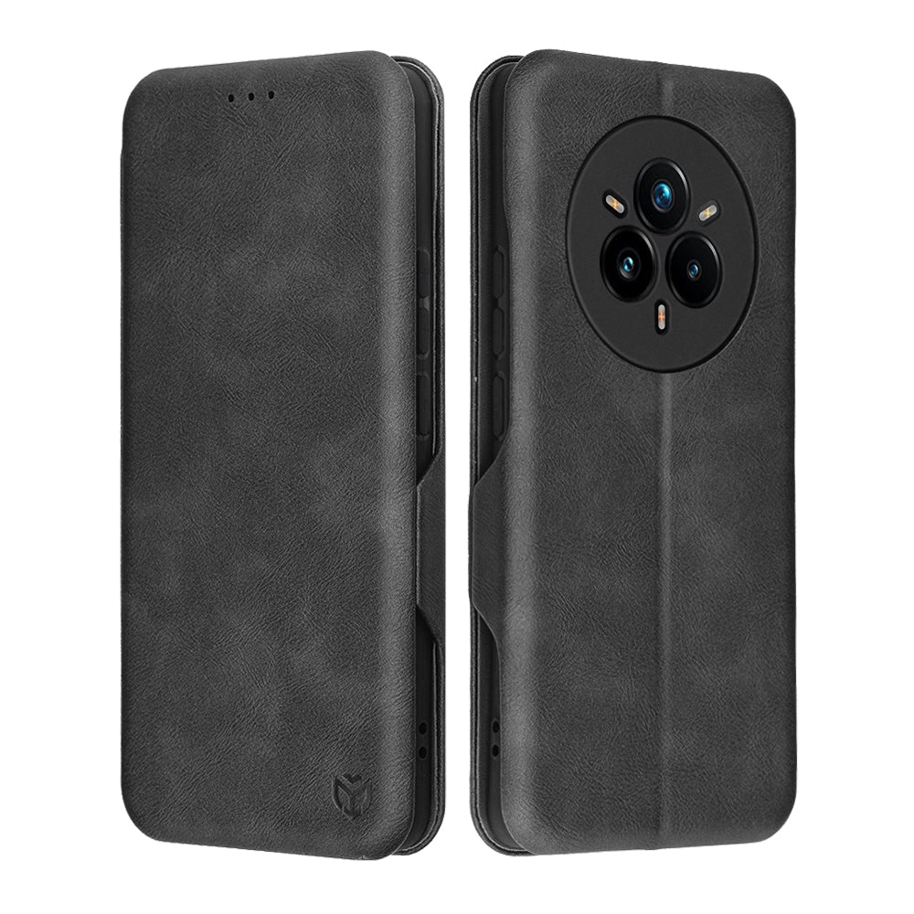 Husa de protectie Techsuit Safe Wallet Plus compatibil cu Realme 14 Pro+, Negru