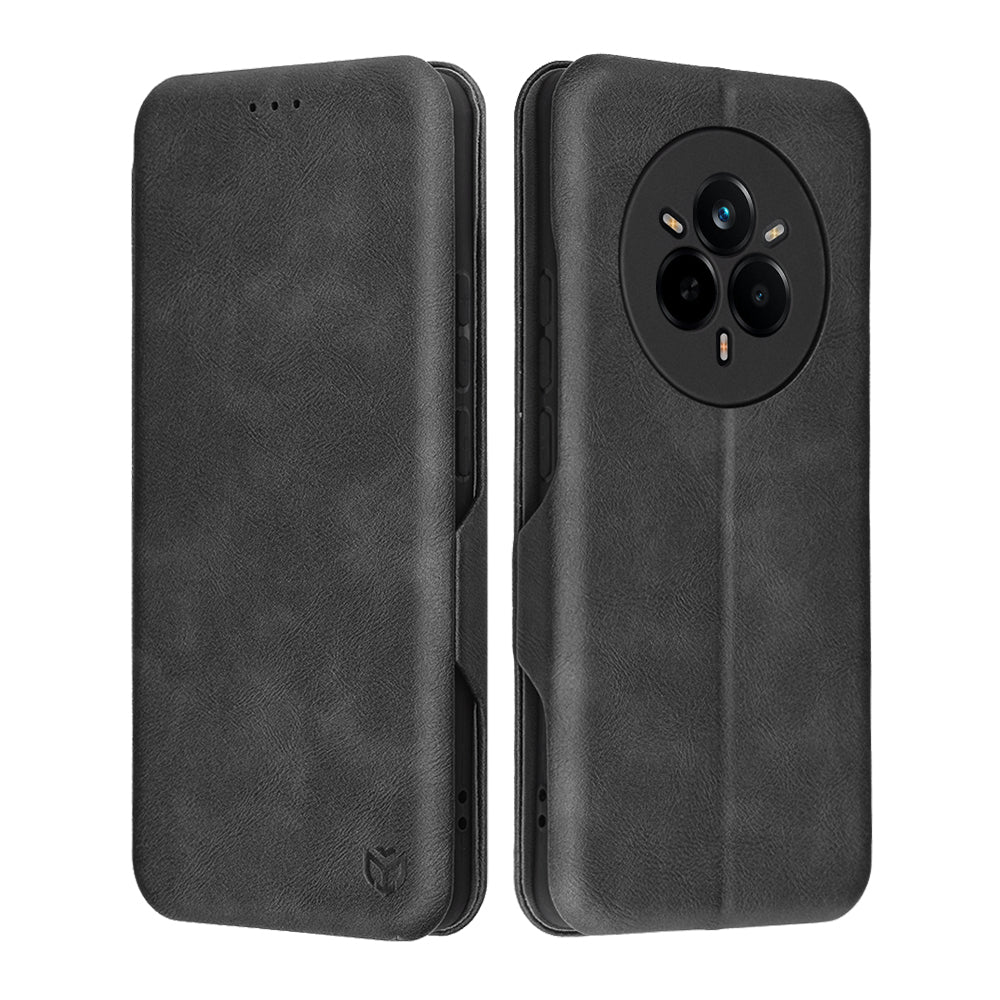 Husa de protectie Techsuit Safe Wallet Plus compatibil cu Realme 14 Pro, Negru