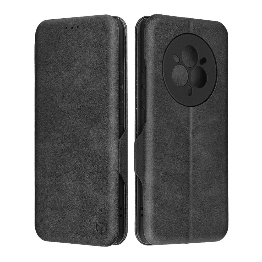 Husa de protectie Techsuit Safe Wallet Plus compatibil cu Realme 14 Pro, Negru