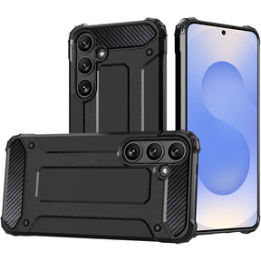 Husa de protectie Techsuit Hybrid Armor compatibil cu Samsung Galaxy S25 Plus, Negru