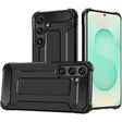 Husa de protectie Techsuit Hybrid Armor compatibil cu Samsung Galaxy S25, Negru