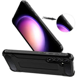 Husa de protectie Techsuit Hybrid Armor compatibil cu Samsung Galaxy S25 Ultra, Negru