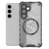 Husa de protectie Techsuit HoneyComb Shield MagSafe compatibil cu Samsung Galaxy S25 Plus, Negru