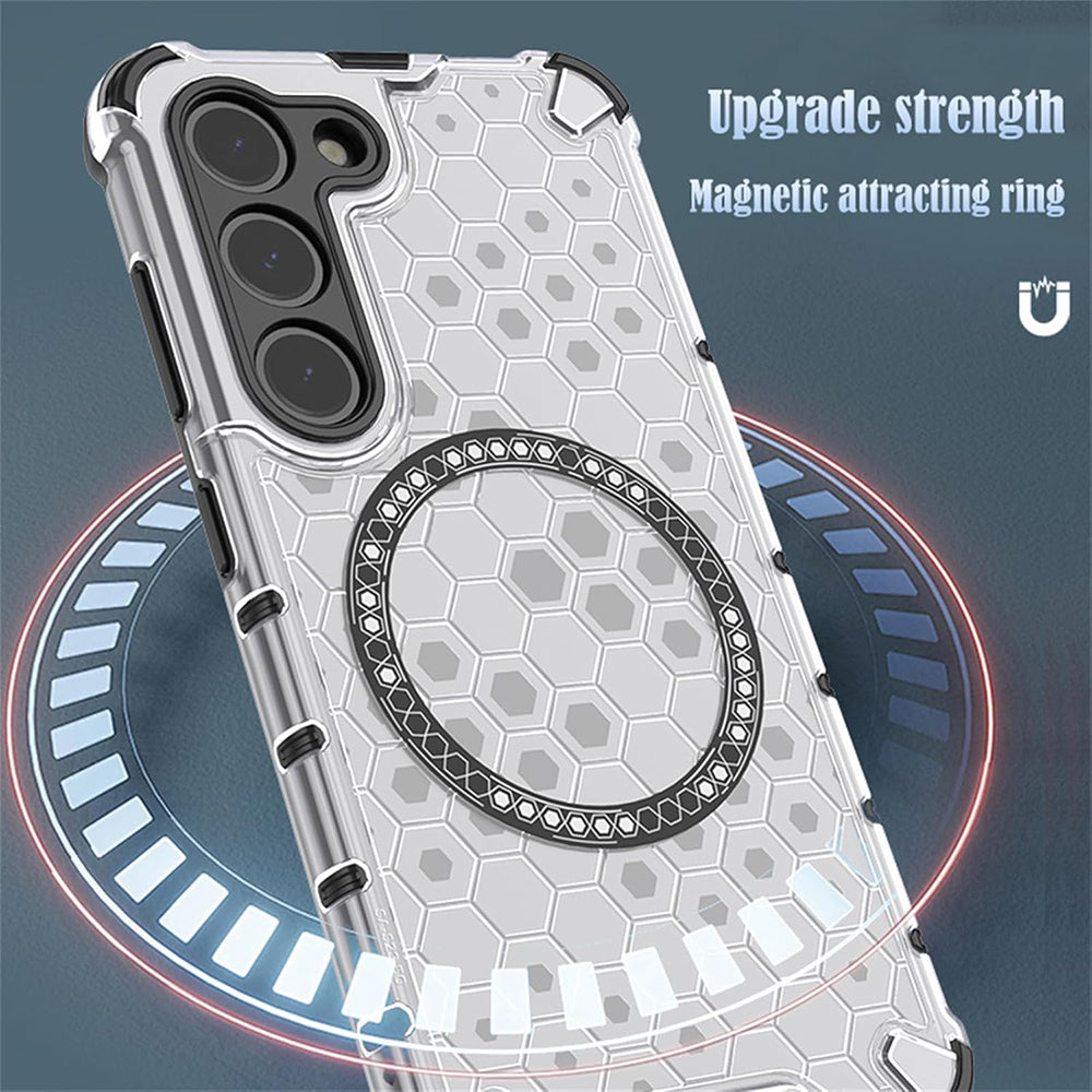Husa de protectie Techsuit HoneyComb Shield MagSafe compatibil cu Samsung Galaxy A05, Negru