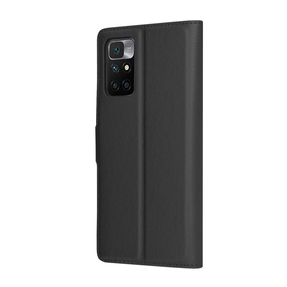 Husa de protectie Techsuit Leather Folio compatibil cu Xiaomi Redmi 10 / Redmi 10 2022, Negru