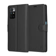 Husa de protectie Techsuit Leather Folio compatibil cu Xiaomi Redmi 10 / Redmi 10 2022, Negru