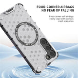 Husa de protectie Techsuit HoneyComb Shield MagSafe compatibil cu Oppo Reno13, Alb