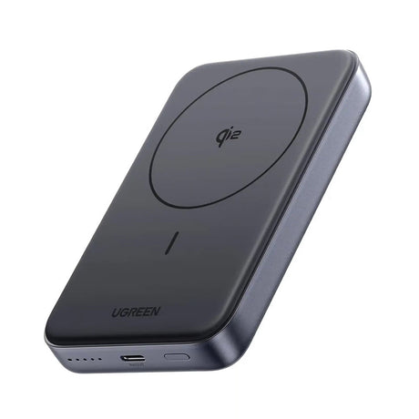 Baterie externa Ugreen PB761 (45763), Magnetic Wireless Charging 15W, 10000mAh, PD30W, Gri Spatial