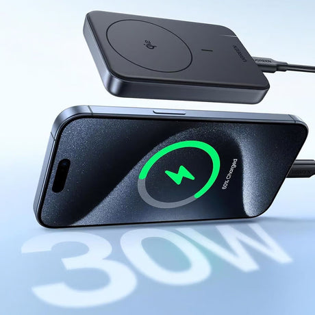 Baterie externa Ugreen PB761 (45763), Magnetic Wireless Charging 15W, 10000mAh, PD30W, Gri Spatial
