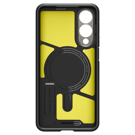Husa de protectie Spigen Tough Armor MagSafe (ACS09423) compatibil cu Samsung Galaxy S25 Edge, Gunmetal