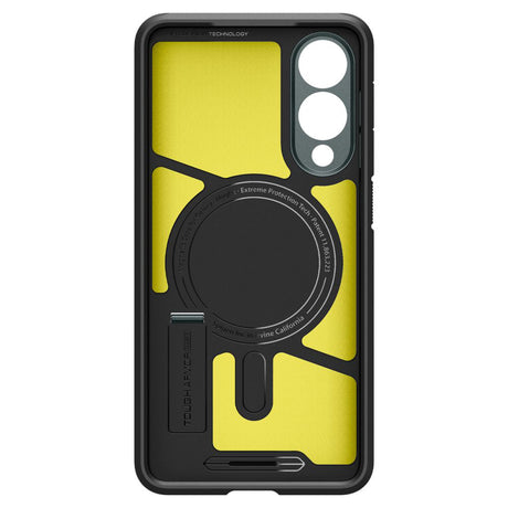 Husa de protectie Spigen Tough Armor MagSafe (ACS09424) compatibil cu Samsung Galaxy S25 Edge, Abyss Green