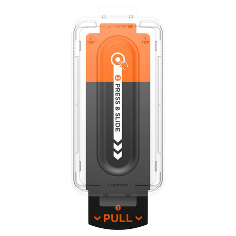 Folie de protectie Spigen Glas.tR EZ-FIT Pro (AGL09411) compatibil cu Samsung Galaxy S25 Edge, Transparent