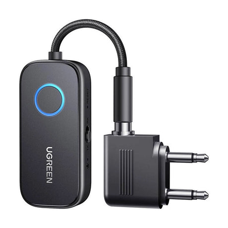 Gadget Ugreen Audio Receiver CM672 (35222A), Type-C Female, Jack 3.5mm Male, Mic, Bluetooth 5.2, 300mAh, Hi-Res Audio, Gri
