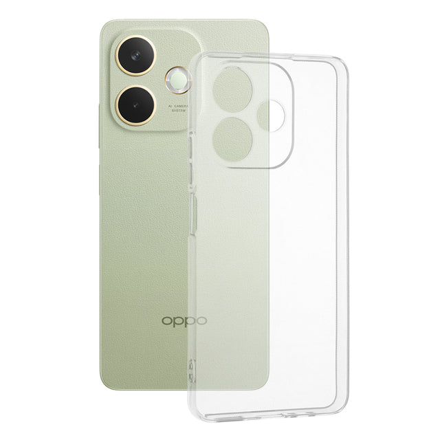 Husa de protectie Techsuit Clear Silicone compatibil cu Oppo A5 Pro 4G / A5 Pro 5G, Transparent
