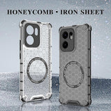 Husa de protectie Techsuit HoneyComb Shield MagSafe compatibil cu Oppo Reno13 F 4G / Reno13 F 5G / Reno13 FS 5G, Alb