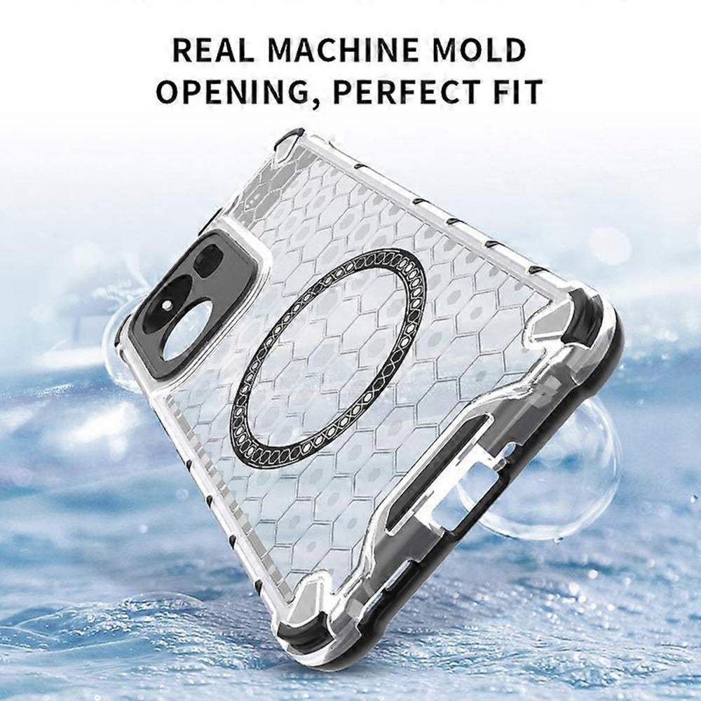 Husa de protectie Techsuit HoneyComb Shield MagSafe compatibil cu Oppo Reno13 F 4G / Reno13 F 5G / Reno13 FS 5G, Negru