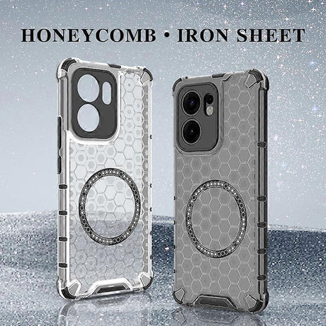 Husa de protectie Techsuit HoneyComb Shield MagSafe compatibil cu Oppo Reno13 F 4G / Reno13 F 5G / Reno13 FS 5G, Negru