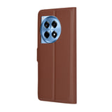 Husa de protectie Techsuit Leather Folio compatibil cu OnePlus 12R, Maro