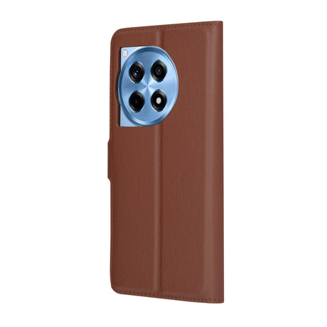 Husa de protectie Techsuit Leather Folio compatibil cu OnePlus 12R, Maro