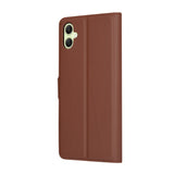 Husa de protectie Techsuit Leather Folio compatibil cu Samsung Galaxy A05, Maro