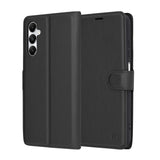 Husa de protectie Techsuit Leather Folio compatibil cu Samsung Galaxy A05s, Negru