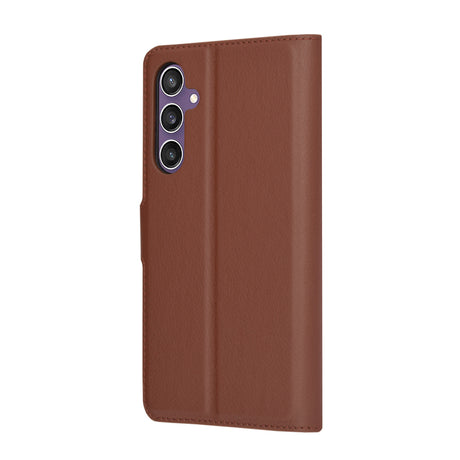 Husa de protectie Techsuit Leather Folio compatibil cu Samsung Galaxy S23 FE, Maro