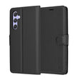 Husa de protectie Techsuit Leather Folio compatibil cu Samsung Galaxy A54, Negru