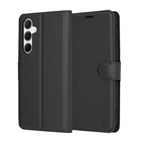Husa de protectie Techsuit Leather Folio compatibil cu Samsung Galaxy A55 5G, Negru