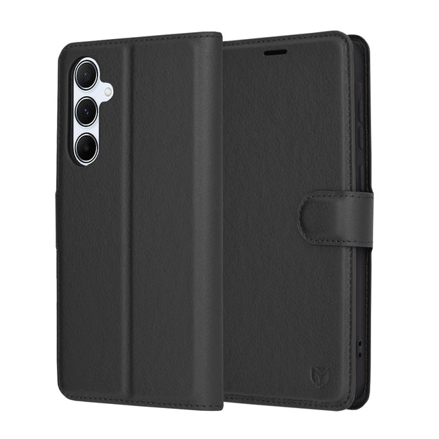 Husa de protectie Techsuit Leather Folio compatibil cu Samsung Galaxy A55 5G, Negru