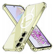 Husa de protectie Techsuit Shockproof Clear Silicone MagSafe compatibil cu Samsung Galaxy A35 5G, Transparent