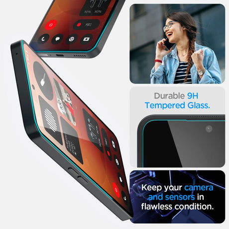Spigen Glas.tR EZ-FIT HD átlátszó védőfólia Nothing Phone (3a) készülékhez