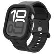 Husa de protectie smartwatch Spigen Caseology Vault (ACS09390) compatibil cu Apple Watch 10 42mm / Watch 11 42mm, Negru Mat