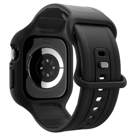 Husa de protectie smartwatch Spigen Caseology Vault (ACS09390) compatibil cu Apple Watch 10 42mm / Watch 11 42mm, Negru Mat