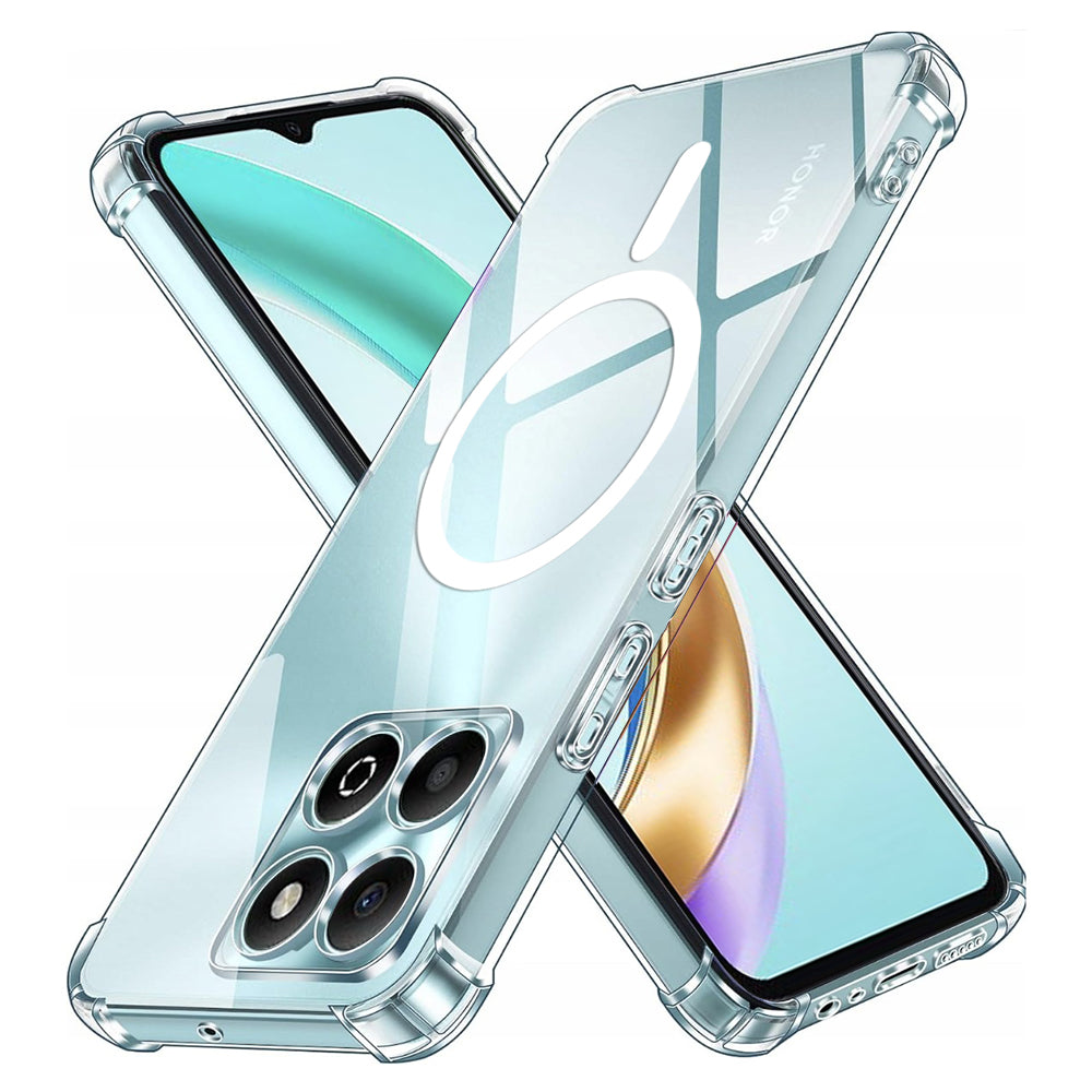 Husa de protectie Techsuit Shockproof Clear Silicone MagSafe compatibil cu Honor X6b, Transparent